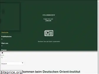 deutsches-orient-institut.de