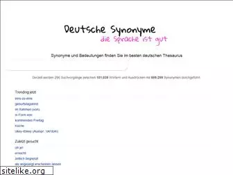 deutschesynonyme.com
