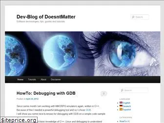 dev-blog.doesntmatter.de