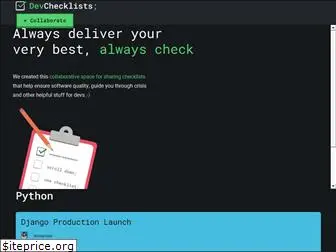 devchecklists.com