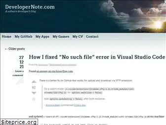 developernote.com