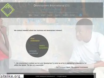 developmentinternational.org