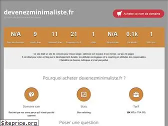 devenezminimaliste.fr