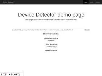 devicedetector.net