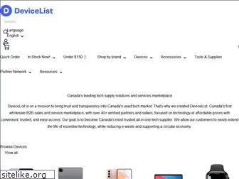 devicelist.ca