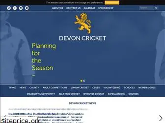 devoncricket.co.uk