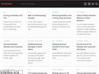 devsamples.com