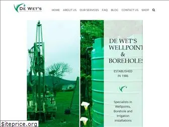 dewetsboreholes.co.za