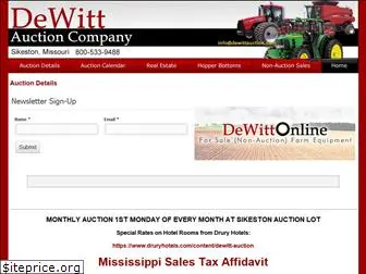 dewittauction.com