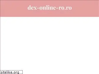 dex-online-ro.ro