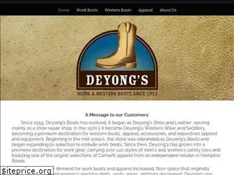 deyongsboots.com