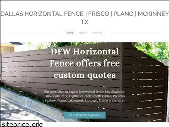 dfwhorizontalfence.com