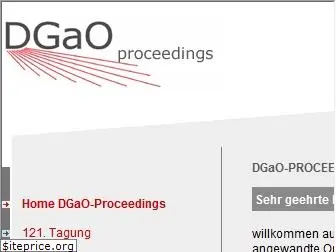 dgao-proceedings.de