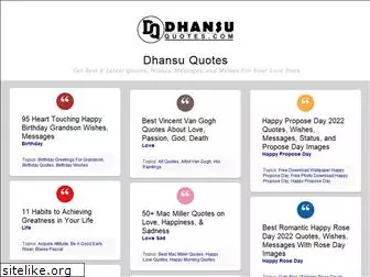 dhansuquotes.com