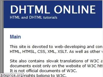 dhtmlonline.com