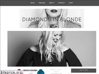 diamondsinblonde.com