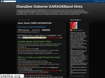 www.dianadeegarageband.blogspot.com