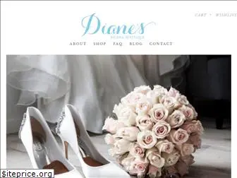 dianesbridalboutique.com