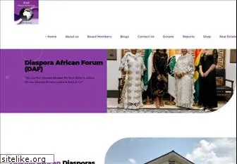 diasporaafricanforum.org