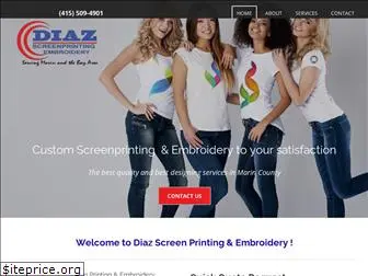 diazscreenprinting.com