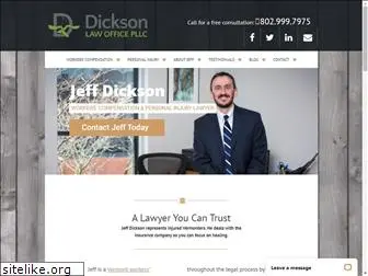 dicksonlawvt.com