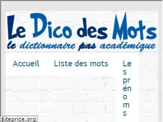 dico-des-mots.com