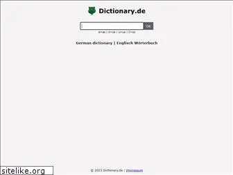 dictionary.de