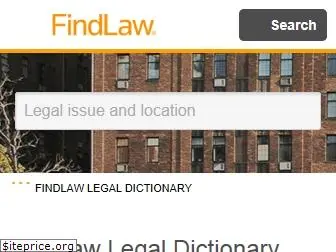 dictionary.findlaw.com