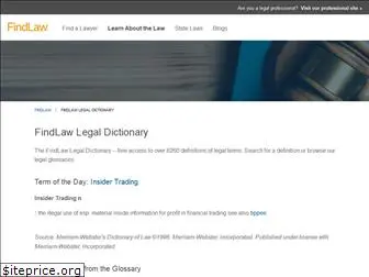 dictionary.pub.findlaw.com