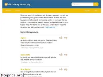 dictionary.university