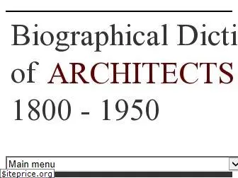 dictionaryofarchitectsincanada.org