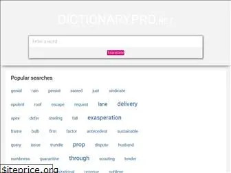 dictionarypro.net
