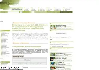 dictionnaire-environnement.com