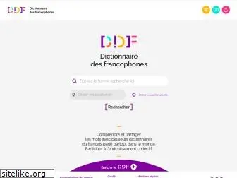 dictionnairedesfrancophones.org