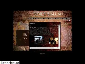 didierballan.com