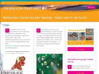 dieballongaatnietop.nl