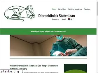 dierenkliniekstatenlaan.nl