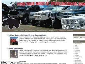 dieseldatabase.com