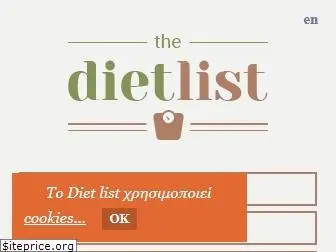 dietlist.gr