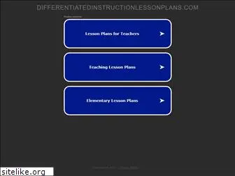 differentiatedinstructionlessonplans.com