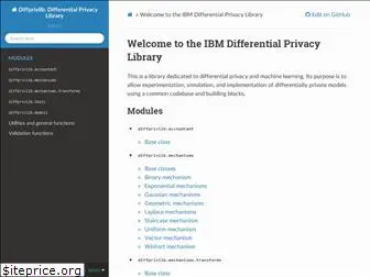 diffprivlib.readthedocs.io