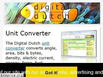 digital dutch unit converter