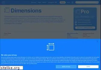 dimensions.com