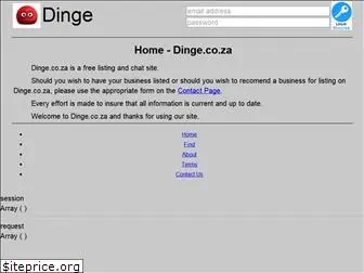dinge.co.za