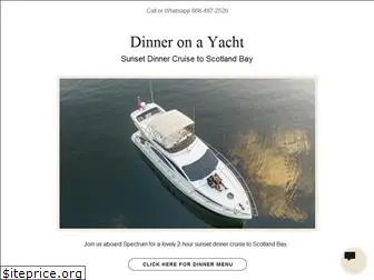 dinneronayacht.com