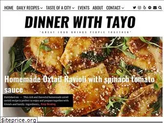 dinnerwithtayo.com