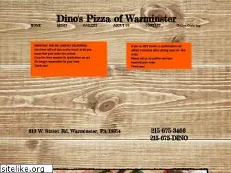 dinospizzaofwarminster.com