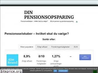 dinpensionsopsparing.dk