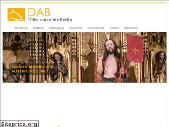 dioezesanarchiv-berlin.de