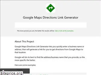 directionslinkgenerator.com